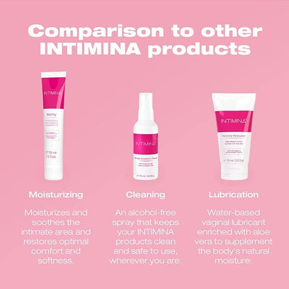 INTIMINA Balmy - Vaginal Moisturizer and Lubricant, Intimate Soothing and Moisturizing Cream, Moisturizer for Dry Skin, Body Cream Vulva Moisturizer