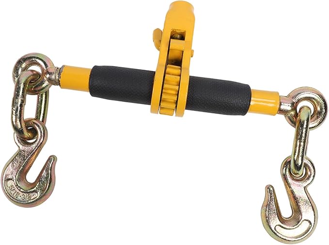Labor Saving, Bumpy Textured Rubber Grip, Excellent Alloy Steel Material, Detachable, Wide Application Ratchet Chain With Chain for Stationary Transportation