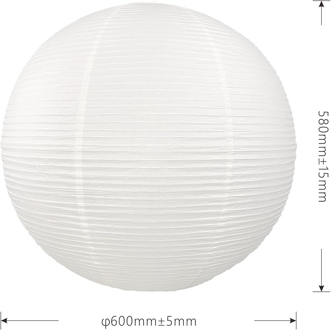 Large 23inch White Round Paper Lamp shade,Chinese Lanterns,Pendent Paper Lantern,Interior Decoration