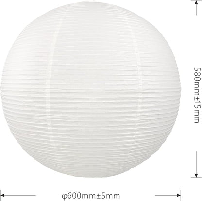 Large 23inch White Round Paper Lamp shade,Chinese Lanterns,Pendent Paper Lantern,Interior Decoration