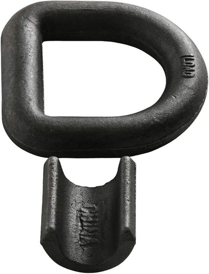 DC Cargo Weld-On D-Ring Tie-Down Anchors – 1" (2 Pack) Heavy-Duty Forged Steel with 46,800 lb. ABS – Rotating D-Rings Secure & Durable for Trailers, Trucks, Warehouses, Docks