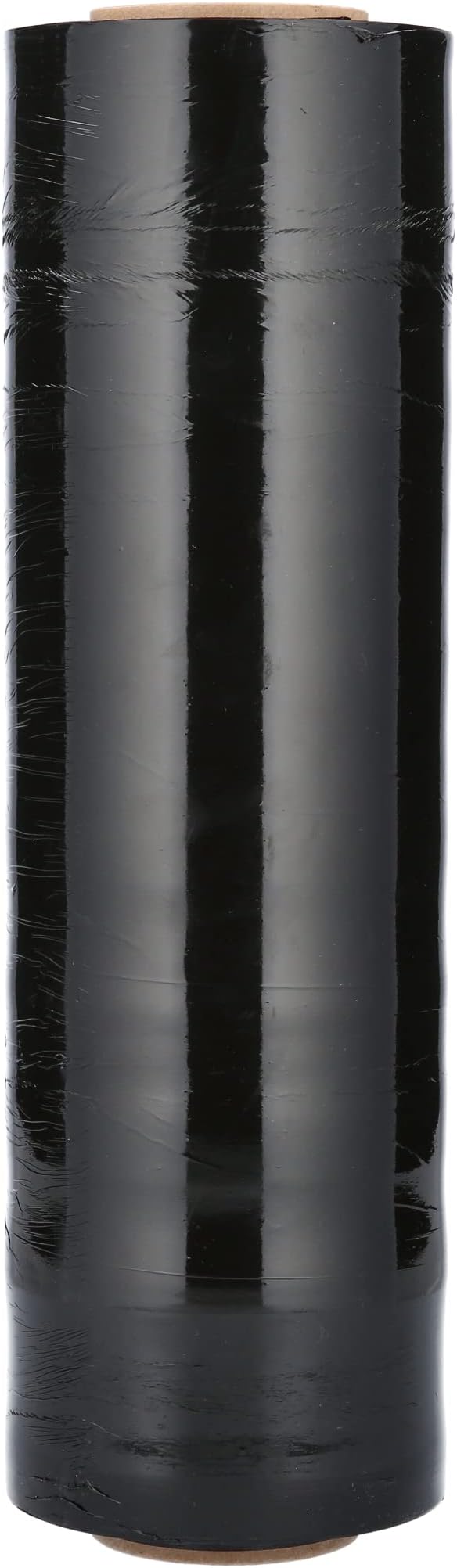 PSBM Black Stretch Wrap, 1 Pack, 18 Inch x 1500 Feet, 63 Gauge, Plastic Cling Dark Color Hand Stretch Film Rolls for Packaging Moving Packing Pallets