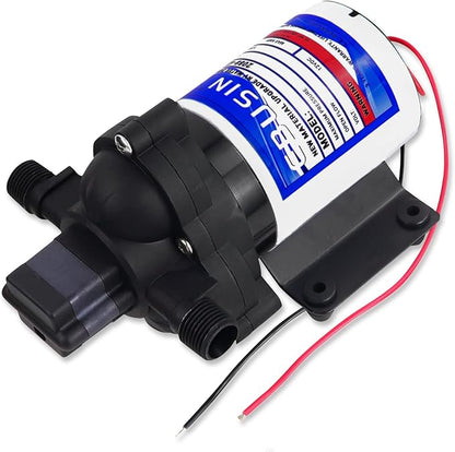 2088-422-144 RV Pump,12V 3.3GPM Diaphragm Water Pump, 45Psi 12MNPT Connection, Great for RV or Any Other Water Delivery Purpose