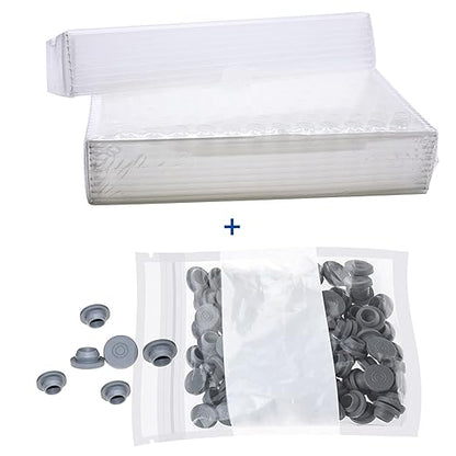 ALWSCI 10ml Headspace Vial, 20mm Stopper, Gray Butyl (Case of 100)