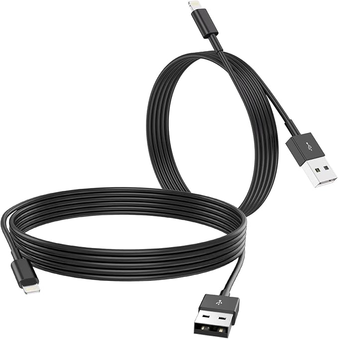 for iPhone Charger Cord,2 Pack Original USB to Lightning Cable Apple MFI Certified 6 Ft, Fast iPhone Charging Cord for iPhone 1111Pro11Max XXSXRXS Max8765SSE-Black