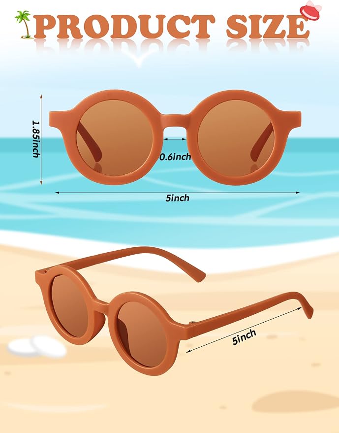 Frienda 16 Pairs Toddler Sunglasses Bulk, Kids Party Favors