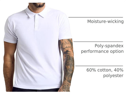 True Classic Novelty Polo Shirts for Men – Mens Polo Shirts Short Sleeve Cotton, Dry Fit Golf Shirt for Men