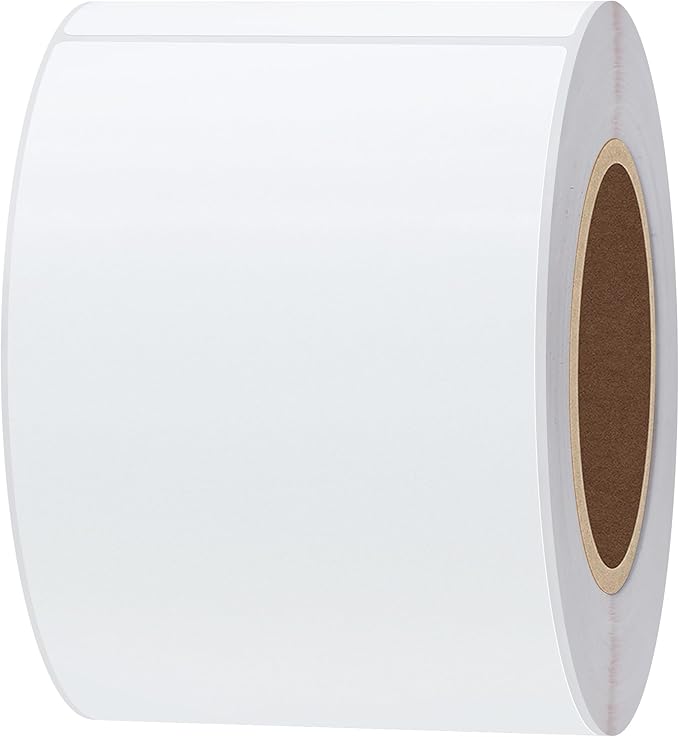 Hybsk 2.25x4 inch Direct Thermal Labels for Barcodes, Address, Compatible with Rollo Label Printer  Zebra Desktop Printers (2.25"x4",2 Rolls White)
