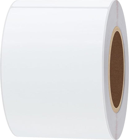 Hybsk 2.25x4 inch Direct Thermal Labels for Barcodes, Address, Compatible with Rollo Label Printer  Zebra Desktop Printers (2.25"x4",2 Rolls White)