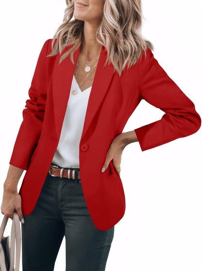 Soft, comfortable blazer from Cicy Bell, perfect for office, casual, or dressing up everyday look.