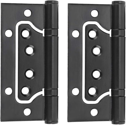 304 Stainless Steel Door Hinge Concealed Butt Hinge Black Furniture Hardware Cabinet Accessories