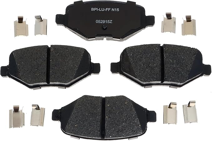 Raybestos R-Line Automotive Replacement Rear Brake Pad Set for Select Ford, Lincoln (MGD1377CH)