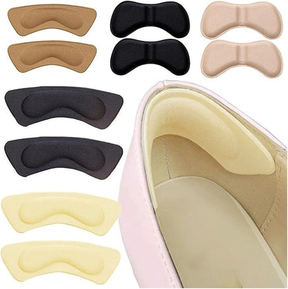 2pcs 4D Heel Pads Insoles Patch Shoe Cushion Pain Relief Feet Care Heel Adhesive Back Sticker Shoes Insert (Color : B-Beige)