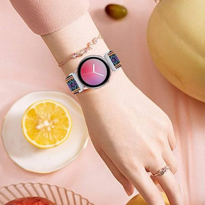 Chofit Elastic Nylon Loop Replacement Band for Watch, Compatible with Spade Health Smartwatch 3,Soft Stretchy Adjustable Watch Strap