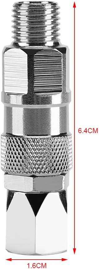 Sprayer Joint, 14-Inch 360 Degrees Rotate Stainless Steel Airless High Pressure Spray Gun Hose Swivel Joint Connector Accessories for Paint Sprayers  Hose