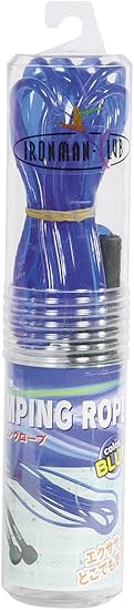 IRONMAN CLUB KW-0013 Jumping Rope, 9.8 ft (3.0 m), Adjustable Length