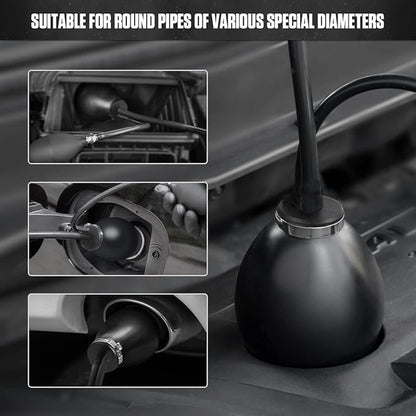 AUTOOL Universal Easy Intake Adapter for 12V Vehicle Pipes Fuel Leakage Detector Diagnositc Tester