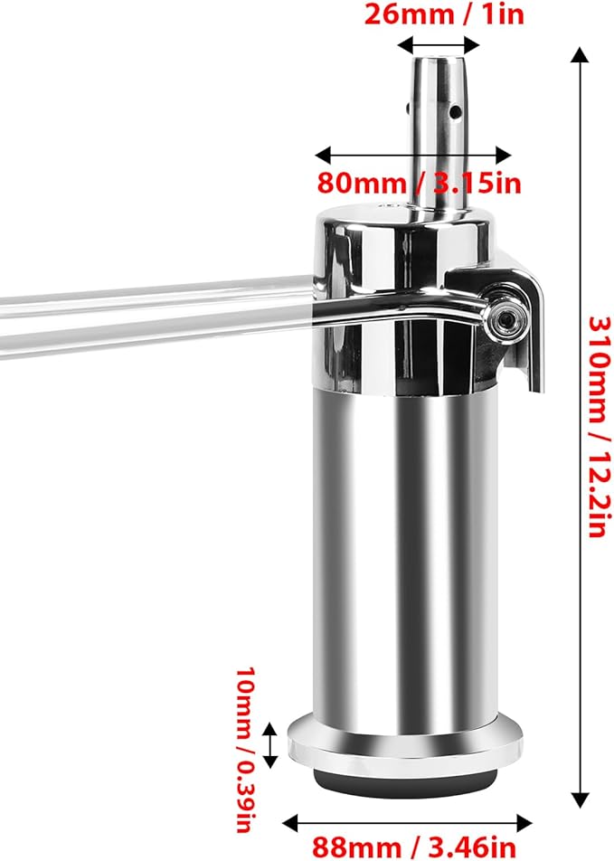 Barber Chair Replacement Hydraulic Pump - For Bar Beauty Salon Barber Hairdressing Adjustable Height,Weight Capacity 440 Lbs200kg,Replacement Part For Most Standard Styling Chairs,Easy To Use