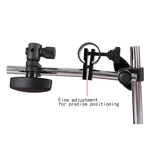 Dial Indicator with Magnetic Base Holder Fine Adjustable Long Arm 0-1" Magnetic Dial Indicator Professional Dial Gauge 0.001"