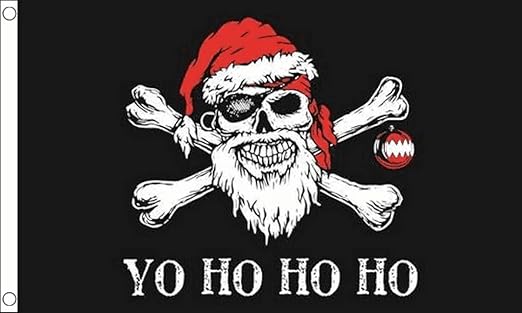 Yo Ho Ho Pirate Flag 5 x 3 FT - Celebration Flag - 100% Polyester With Eyelets - FlagSuperstore©