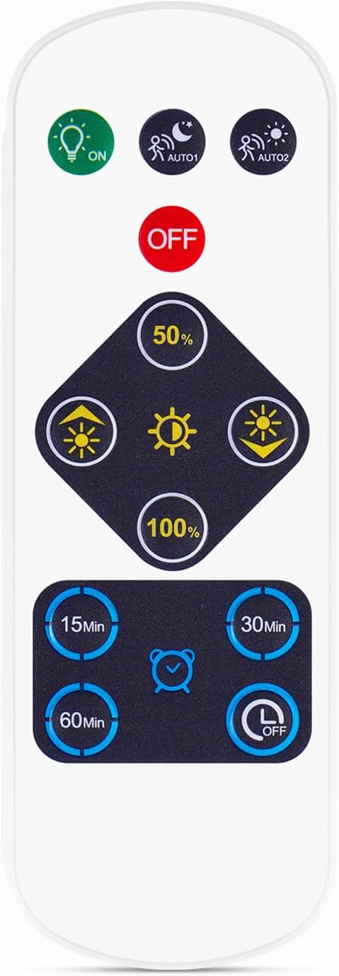 BLS Remote Control for 120 LED Closet Light Motion Activated Ceiling Light 1 Pack