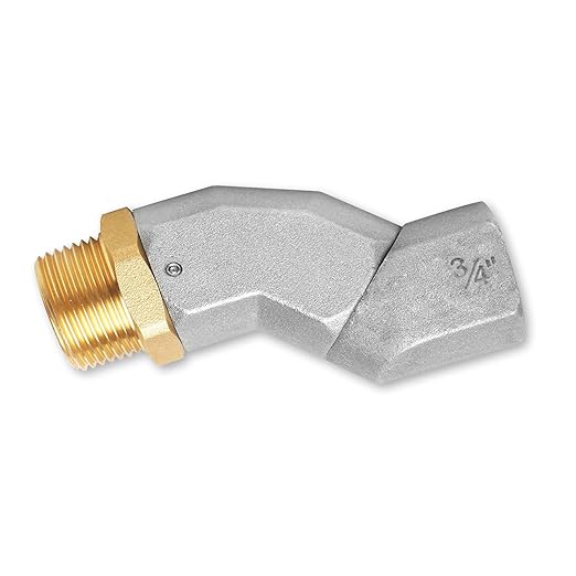 34 Inch NPT Fuel Hose Swivel 360 Rotating Connector for Fuel Nozzle Multi Plane Fuel Plane Swivel