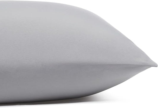 Basics Lightweight Super Soft Comfortable Brushed Microfiber 4 Piece Bed Sheet Set with 14-Inch Deep Pockets, Queen, Dark Gray, Solid