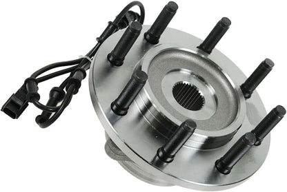 Front Wheel Bearing  Hub Assembly 4WD with ABS Sensor Compatible with 2003-2005 Dodge Ram 2500 Ram 3500