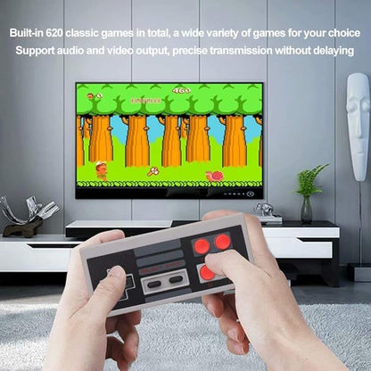 Plug  Play Classic Handheld Game Console,Classic Game Console Built-in 620 Game Handheld Game Console, Video Game Player Console for Family TV Video (Game Console-01)