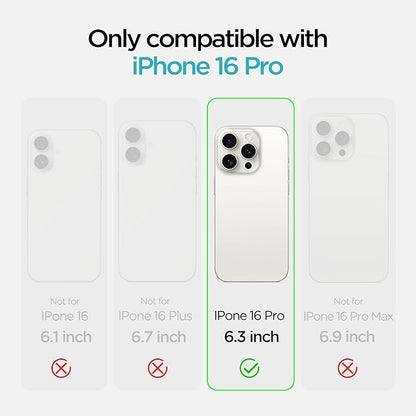 for iPhone 16 Pro Case, Liquid Silicone Case with Camera Protection Soft Gel Rubber Cover with Microfiber Lining Shockproof Protective Phone Case for iPhone 16 Pro 6.3", Chalk Pink