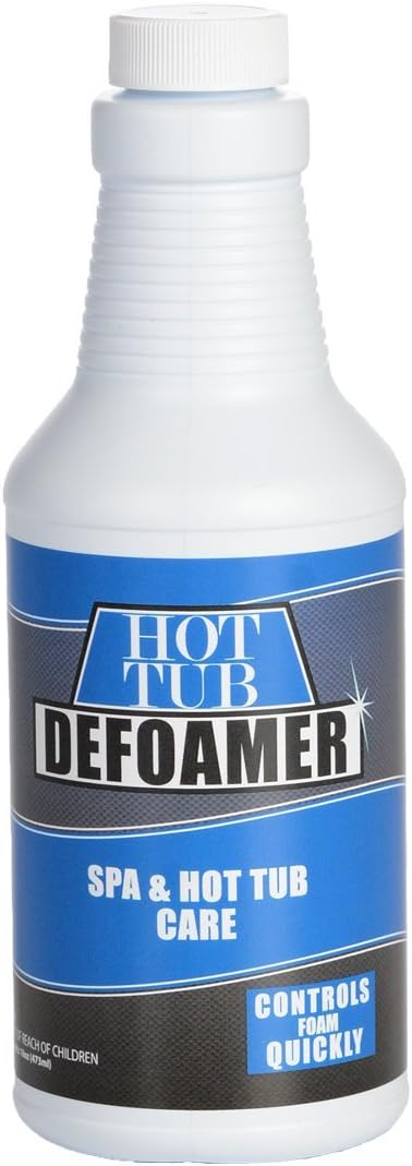 Spa and Hot Tub Defoamer - Quickly Takes Foam Down - 16 Ounce Pint