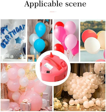 Balloon Pump,Portable Dual Nozzle 110V 600W Electric Balloon Blower Air Pump Balloons Inflator for Balloon Decoration,Balloon Arch, Balloon Column Stand, Party
