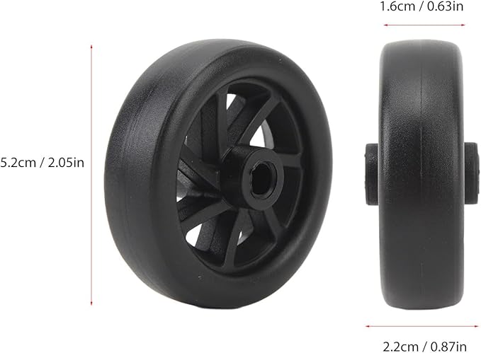 4Pcs Luggage Wheel Luggage Wheel Replacement Kit Replacement Suitcase Wheels for Travelers Hiking Travel Replacement Luggage Wheels