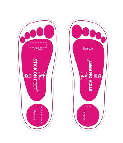 60Pairs(120feets) Premium Pink Spray Tan Feet Tanning Pads Protectors