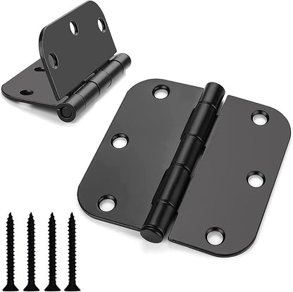 Vervida 15 Pack Matte Black Door Hinges for Doors