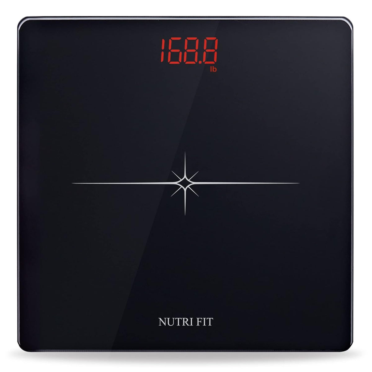 Digital Scale for Body Weight, Precision Bathroom Weighing Scale Step-On Technology High Capacity - 330 lb, LED Display with High Precision Measurements, Black