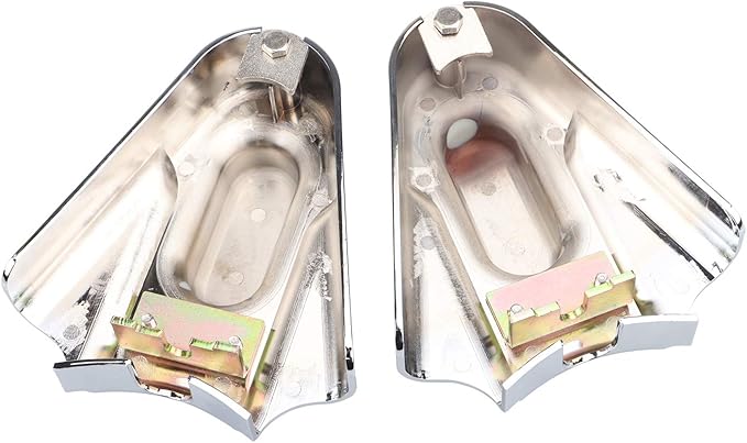 2pcs Motorcycle Chrome Rear Wheel Shaft Cap Side Protector Guard Axle Covers Compatible with Harley Softail Heritage Springer Standard Custom 1986-2007