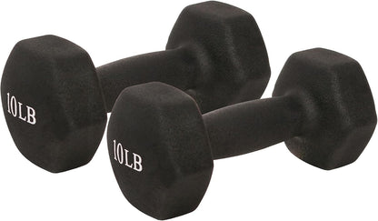 Sunny Health & Fitness Neoprene Coated Hex Dumbbell