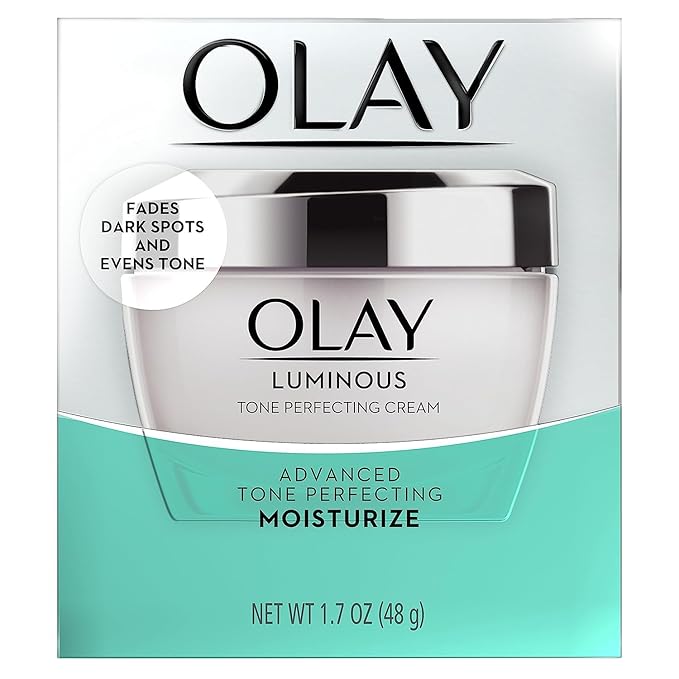 Olay Dark Spot Corrector, Luminous Tone Perfecting Cream and Sun Spot Remover, Advanced Tone Perfecting Face Moisturizer, 48 g