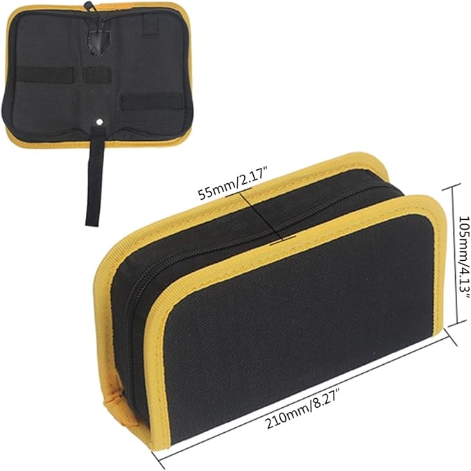 Portable Electric Drill Tool Storage Bag Oxford Cloth Electrician Hardware Organizers Pouch Drill Tool Carry Case Oxford Cloth Bag