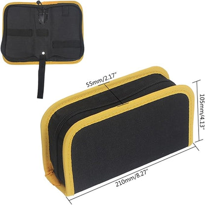 Portable Electric Drill Tool Storage Bag Oxford Cloth Electrician Hardware Organizers Pouch Drill Tool Carry Case Oxford Cloth Bag