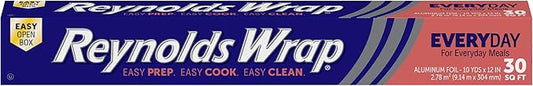 Reynolds Wrap Everyday Strength Aluminum Foil, 30 Square Feet