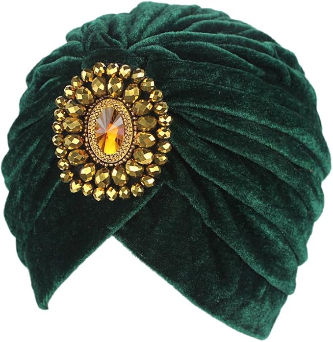 DECOU Twist Pleated Hair Wrap Stretch Turban 0545