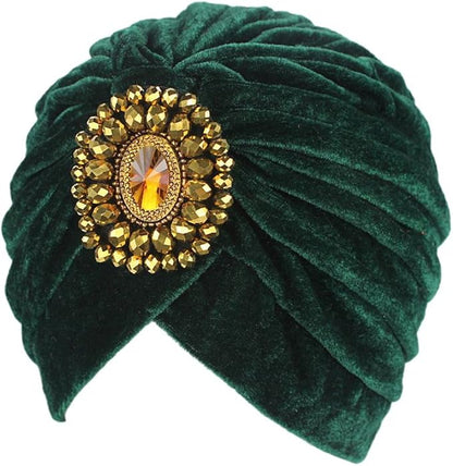DECOU Twist Pleated Hair Wrap Stretch Turban 0545
