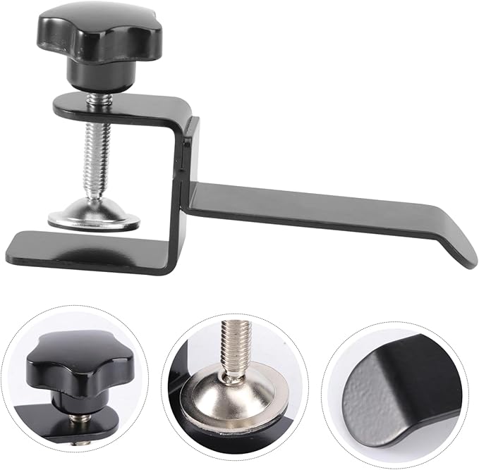 Angoily Universal Headset Hanger Desk Headphone Stand Aluminum Alloy Fits for Headphones Coiled Cords Holder