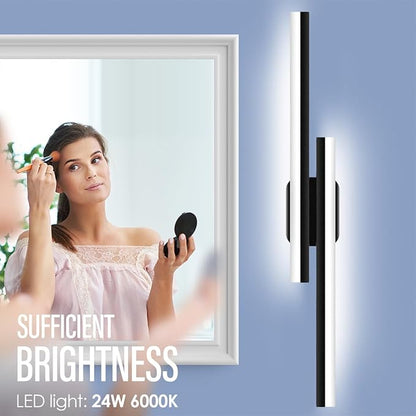 Yarra-Decor 32 Inch LED Bathroom Vanity Light Bar,Vanity Lighting Fixtures for Over Mirror Lighting, Indoor Wall Sconce in Daylight White 6000K