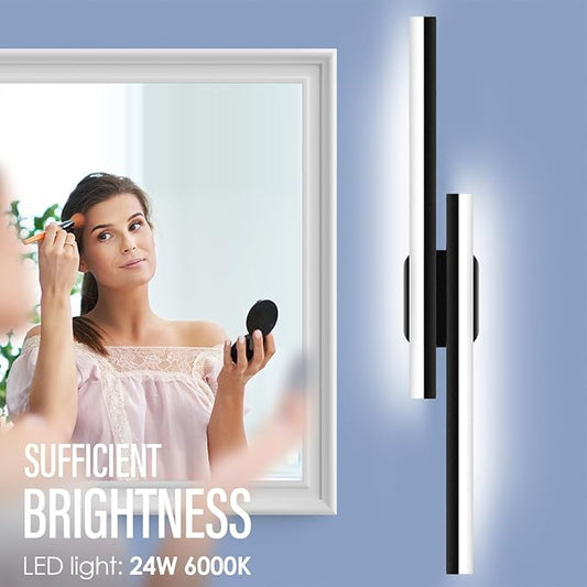 Yarra-Decor 32 Inch LED Bathroom Vanity Light Bar,Vanity Lighting Fixtures for Over Mirror Lighting, Indoor Wall Sconce in Daylight White 6000K