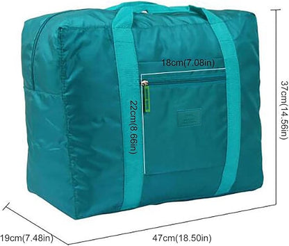 Travel Bag Lightweight Foldable Travel Duffel Bag Waterproof Sports Gym Bag Tote Carry On Luggage Bag Weekender Overnight Bag