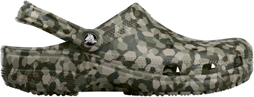 Size 6 - Women 4-Men, Stay on trend in the Crocs Classic Marbled Tie-Dye Clog, featuring lightweight and flexible comfort with a unique marbled design.