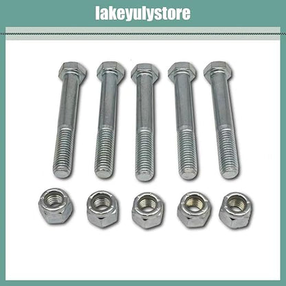 12" x 3-12" 500101 Shear Bolts and Nylock Nuts (Set of 5)